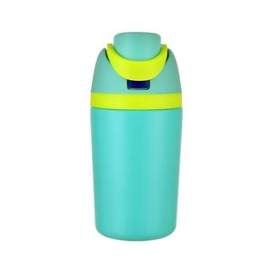 Botella de Agua Deportiva Infantil de 12 oz, Termo Ecológico de Acero Inoxidable 304 de Doble Pared, Vaso para Frutas con Pajita de Succión - Product Image 5