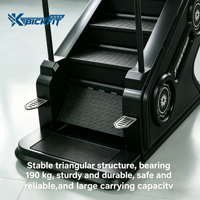 Stairmaster Stepmill, équipement de fitness pour la salle de sport, exercice cardio-vasculaire, utilisation commerciale, équipement de fitness électrique avec écran LED