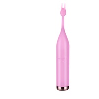 Doppelköpfiger G-Punkt-Vibrator Klitorale Stimulation Vibrierender Starker Motor Massagestab Austauschbare Köpfe Sexspielzeug für Frauen