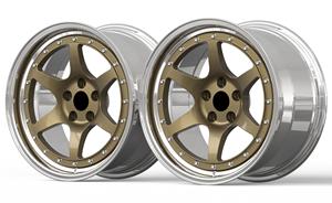 Cerchi Auto Forgiati GS a 3 Pezzi Lucidati a Specchio da 21, 19, 18, 20 Pollici 5x114.3 5x112 5x120 per Mercedes, BMW, RR, Benz - Product Image 6