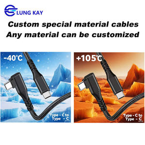 Cables de Datos Profesionales Personalizados en Ángulo Recto, Conductor de Cobre Puro, Carga Rápida de 6A para Computadora e Impresora - Múltiples Opciones Gratis - Product Image 3