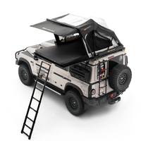 Tente de toit rigide en ABS ultra-légère, type coquille, personnalisable OEM, pour 4x4 tout-terrain, pour le camping en plein air