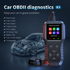 Lecteur de codes de panne de moteur de voiture universel OBD2 <span class=keywords><strong>K1</strong></span>, outil de diagnostic CAN, lecture et effacement des codes d'erreur, garantie de 2 ans - Product Image 2