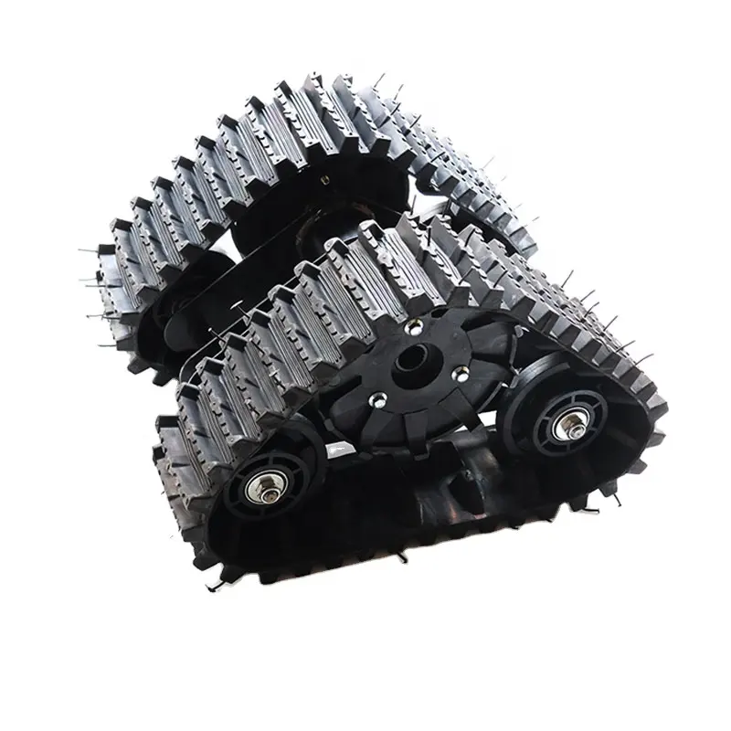 Juego de ruedas de pista de goma baratas para 50cc-250cc ATV UTV Buggy Snowmobile Quad Dirt Bike motocicleta eléctrica Sand Snow Track System