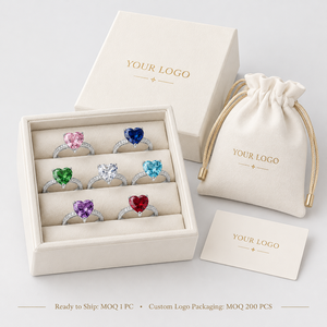 Anello a Forma di Cuore per Donne, Design Romantico, Accessorio da Dito per Uso Quotidiano - Product Image 6