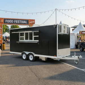 Nouvelle conception de remorque alimentaire entièrement équipée, cuisine mobile avec équipement de cuisine complet, remorque alimentaire personnalisée à vendre, prix d'usine - Product Image 1