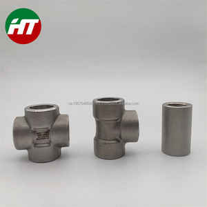 Precio ASME B16.11 ASTM A182 1,4404 1,4435 1,4571 1,4449 1,4438 Proveedores de accesorios forjados de soldadura por enchufe de acero inoxidable - Product Image 1