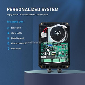 Eficiencia energética 300kg DC24V Diseño a prueba de agua Motor de puerta abatible automático Abridor de puerta Cierrapuertas <span class=keywords><strong>para</strong></span> Villa de lujo - Product Image 3