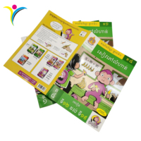 Impression de manuels scolaires bon marché en Chine avec papier d'art/offset, couverture souple, pelliculage, reliure à pointes, service d'impression de livres