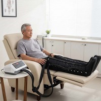 Ensemble de masseur corporel à compression d'air de qualité supérieure pour les jambes, idéal pour le soulagement du lymphœdème, la récupération musculaire sportive et la circulation sanguine