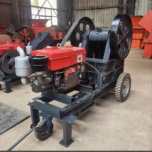 מגרסת לסתות ניידת מיני 5-20 טון, מגרסת אבן לכרייה PE-250x400, מגרסת לסתות קטנה דיזל - Product Image 4