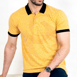 T-shirt Homme Uni en Polyester Tricoté Long, Vente Chaude d'Été, Personnalisable avec Logo Brodé ou Imprimé, Vente en Gros - Product Image 1