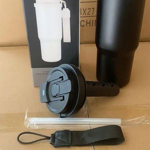 Customized 25oz/750ml <b>Double</b> <b>Walled</b> Vacuum Insulated Stainless Steel Travel Mug 2 1 Drinking Flip Lid Custom Gift Set Gift - Product Image 4