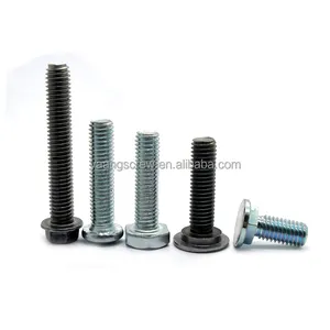 Yaang Fastener acciaio zincato testa a bottone flangia Din933 bullone esagonale/Pernos y tuercas bullone esagonale e dado in acciaio inossidabile