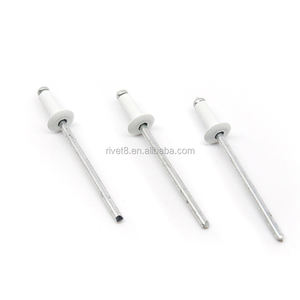 Blanc aveugle <span class=keywords><strong>rivet</strong></span> Pop Rivets Standard À Tête Ouverte En Aluminium/Acier <span class=keywords><strong>rivet</strong></span> - Product Image 1