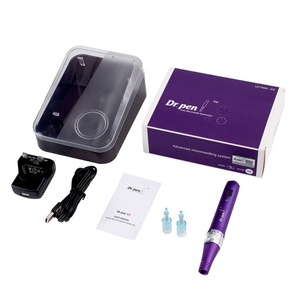 Máquina Eléctrica de Microagujas para Reafirmar y Blanquear la Piel, Estimulación del Crecimiento del Cabello, Pantalla LCD de 5 Velocidades, Derma <span class=keywords><strong>Pen</strong></span> <span class=keywords><strong>X5</strong></span> con Cable - Product Image 6
