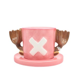 Mug Keramik Anime Luffy Topi Jerami, Cangkir Kopi Kreatif dan Set Piring, Kerajinan Lainnya Grosir - Product Image 5