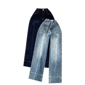 Jeans Vintage da Donna Primavera 2025 con Stampa <span class=keywords><strong>a</strong></span> <span class=keywords><strong>Vita</strong></span> <span class=keywords><strong>Alta</strong></span> <span class=keywords><strong>Pantaloni</strong></span> in Denim per Ragazze da Esterno all'Ingrosso - Product Image 5
