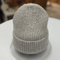 Bonnet en Laine Tricoté Épais Personnalisé avec LOGO 2026 pour Hommes et Femmes – Chapeau Hiver Chaud en Pure Laine avec Revers