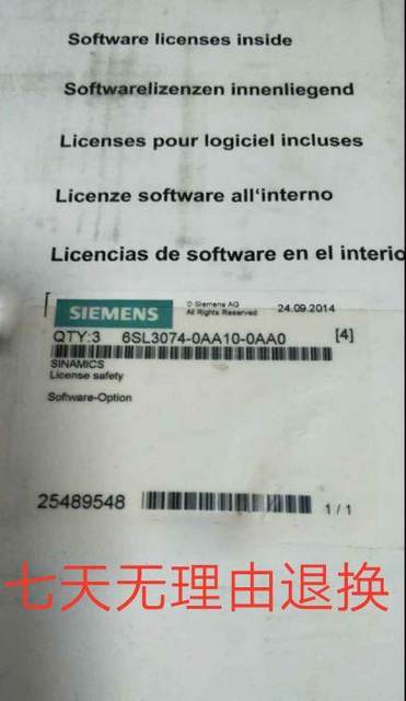 Siemens 6SL3054-3EG00-1BA0 original CF card