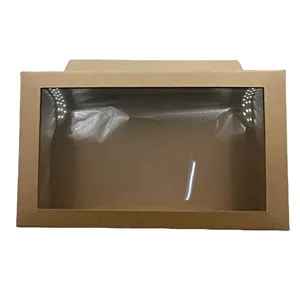 창 상자 크래프트 종이 우편물 배송 우편 선물 상자 큰 창