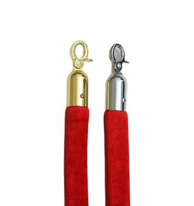 Q ผู้จัดการกำมะหยี่เชือก Stanchion สแตนเลสอุปสรรคสีแดงพรมเสาคิวยืน - Product Image 1