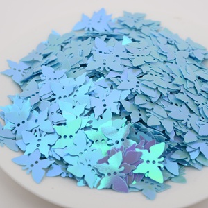 Factory Direct Supply Small PVC Butterfly <b>Sequins</b> Toys in Stock Stationery Bags Slime Crystal Mud Filling Beads for Garments - Product Image 2