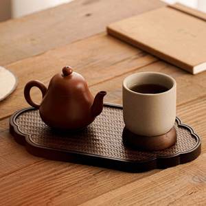 แก้วกาแฟพอร์ซเลนสไตล์ญี่ปุ่นย้อนยุคขนาด 150 มล. พร้อมฐานไม้ สำหรับใช้ในบ้าน โรงแรม ร้านอาหาร ใช้ได้ทุกวัน - Product Image 3