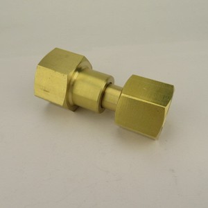 Cga-320 To Cga-580 Co2 Adapter Connector Copper Pressure Reducing Valve For Cylinder To Flow Meter - Product Image 2