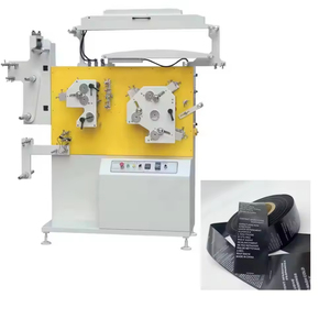 Máquina de impresión automática de etiquetas flexográficas de doble cara de 1-4 colores de alta velocidad para cinta de satén de poliéster, cinta de algodón - Product Image 1
