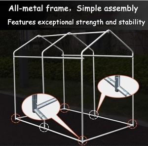 Tenda de Verão Impermeável para Armazenamento de Motos, Abrigo Externo para 2-5 Bicicletas - Product Image 4