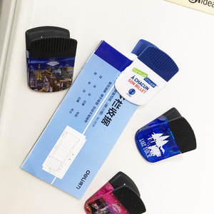 Magnetic Memo Clip 7.2x5cm Plastic Customizable Color Office School Stationery Sealing Clips - Product Image 2