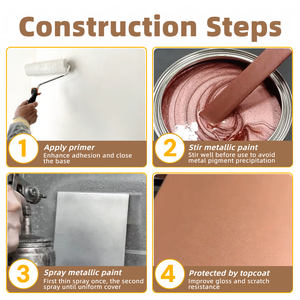 <span class=keywords><strong>Peinture</strong></span> murale mate et satinée métallisée Blue Kingfisher - Finition moderne semblable au <span class=keywords><strong>velours</strong></span> - pour les intérieurs résidentiels et commerciaux - Product Image 5