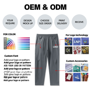 <span class=keywords><strong>Pantaloni</strong></span> Sportivi da Uomo Resistenti all'Acqua, 90% Nylon 10% Spandex, per Palestra e Fitness, con <span class=keywords><strong>Tasche</strong></span> Laterali con Zip - Product Image 4