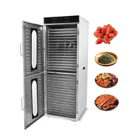 Commerciële Snacksmachine 32-laags Staande Dehydrator Gedroogd Fruit Beef Jerky Knapperige Chips Droger
