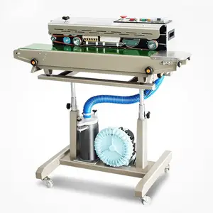 DBF1000 Continuous Plastic bags Carrying Air filling sealing machine