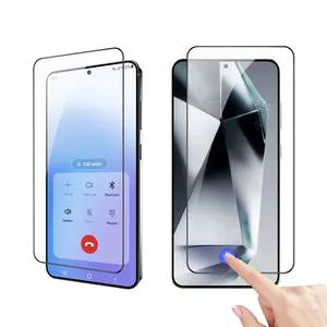 2024 déverrouillage d'empreintes digitales 0.25mm d'épaisseur verre trempé ultra-mince couverture complète protecteur d'écran pour Samsung S24 S24 Plus