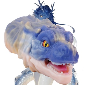 YOCY Fantasy Crocodile Mouth Air <b>Pump</b> <b>Suction</b> Oral Sex Masturbator Soft Silicone Penis Exerciser Pocket Pussy Adult Sex Toys - Product Image 1