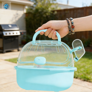 Kaçışa Dayanıklı Taşınabilir Evcil Hayvan Taşıma Çantası: Küçük Hayvanlar için Saplı Güvenli ve Hafif Hamster Kafesi - Product Image 1