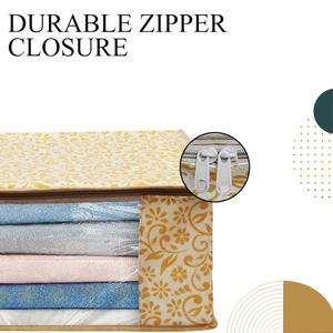 Beige Patti alta calidad Sari trabajo Sari cubierta para mujer en precio al por mayor alta calidad transparente Sari bolsa de almacenamiento - Product Image 2