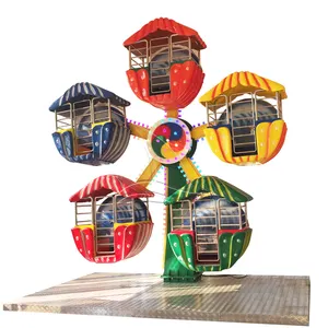 Venda quente Barato Kiddie Rides Parque Passeios de Diversões da China Fabricação Pequeno Mini Roda Ferris para Venda