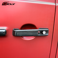 Nouveau produit en promotion pour 2019-2024 2025-2026 Benz G-Wagon W464 W465, poignées de porte extérieures et de hayon en fibre de carbone sèche, 5 pièces