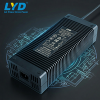 Chargeur CC au lithium ternaire haute puissance 12,6 V 18 A avec protection OTP/OVP pour fauteuils roulants électriques/ascenseurs, certifié ETL/CE