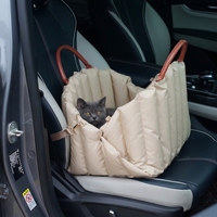 Sac de transport pour animaux de compagnie en tissu Oxford 600D écologique et durable, siège auto pour chien, accessoire de voyage avec fermeture éclair pour chiens de petite/moyenne taille