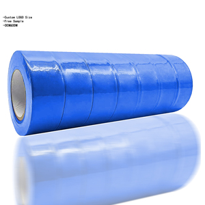 Ruban de marquage <span class=keywords><strong>bleu</strong></span> durable résistant aux intempéries, ruban PVC non adhésif fluorescent rose, vert, jaune pour la topographie et la foresterie - Product Image 1