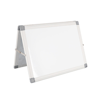 Tableau blanc magnétique double face pliable sur pied, cadre en aluminium 12x16 pouces, effaçable à sec, personnalisable, fabrication OEM en Chine
