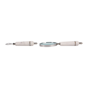Set di lente d'ingrandimento e apribottiglie con manico in marmo, accessorio decorativo per tavolino da caffè, mensola, soggiorno - Product Image 4