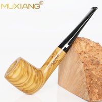 XIAOXIONG Vente en gros de pipes à tabac en bois d'olivier sans filtres anti-fumée