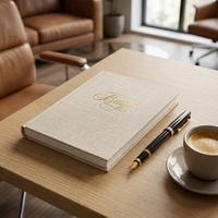 Cuaderno de Tapa Dura con Logotipo Personalizado, Libro de Registro para Escribir Historias y Recuerdos Personales