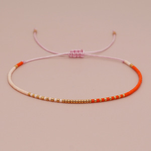 Pulseras Pequeñas de Cuentas Coloridas Estilo Bohemio para Mujer, Pulseras Ajustables de Diseño, Accesorios de Joyería - Product Image 5